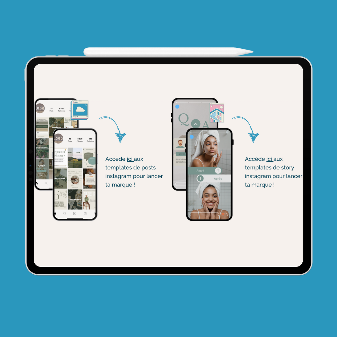 4 mois de contenu pour lancer ton business sur Instagram